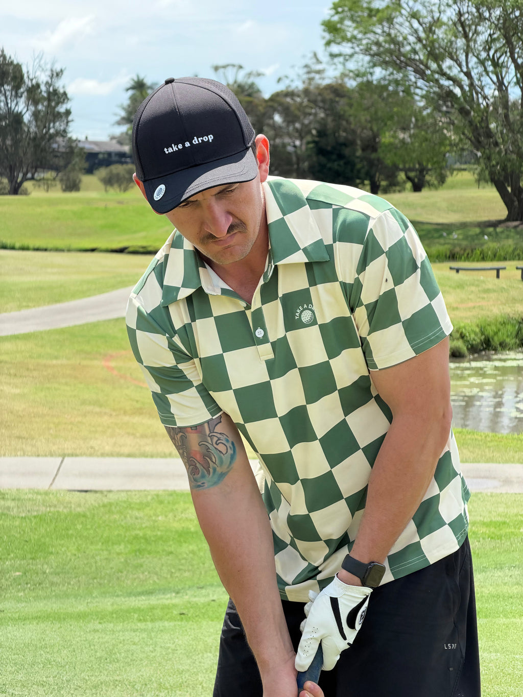 Signature Polo | Green Check