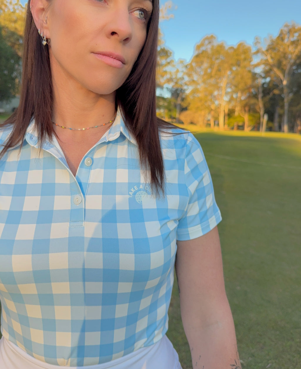 Signature Polo | Blue Gingham