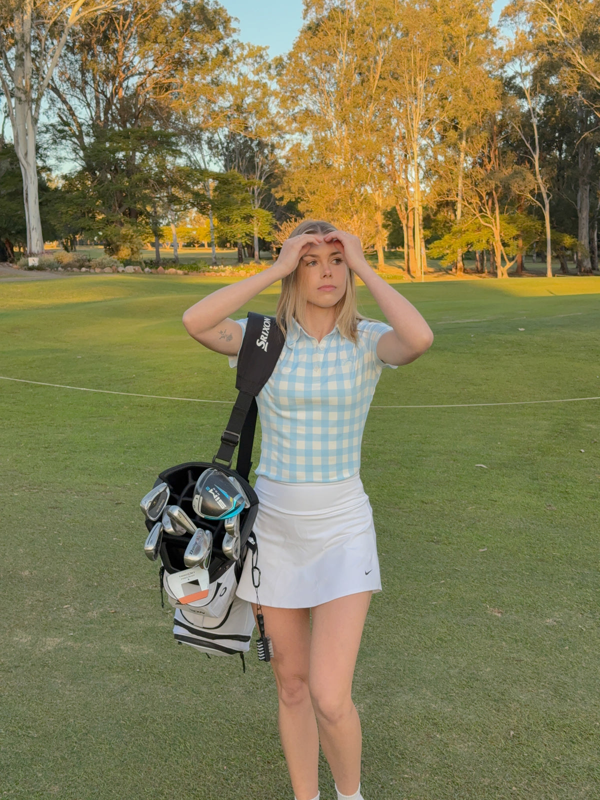 Signature Polo | Blue Gingham