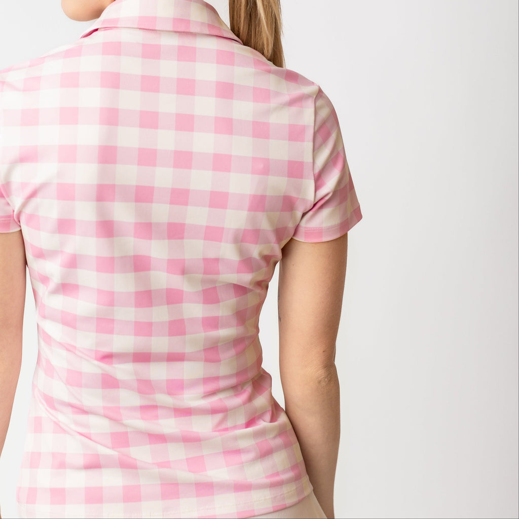 Signature Polo | Pink Gingham