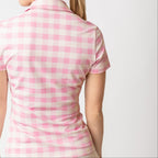 Signature Polo | Pink Gingham